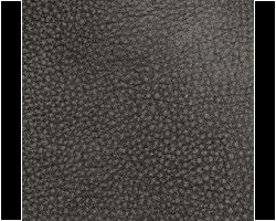 Dark gray textured leather upholstery fabric, ideal for elegant home furnishings. Maison Mermont.