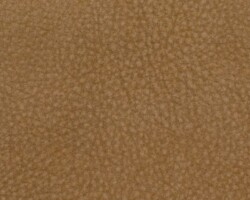 Brown textured leather upholstery fabric, ideal for sofas and chairs. Maison Mermont.
