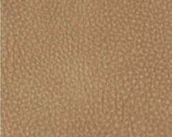 Textured brown leather upholstery fabric for home furnishings. Maison Mermont.