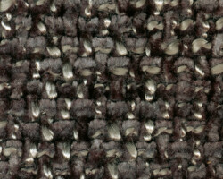 Close-up of textured dark gray woven fabric for home decor. Maison Mermont.