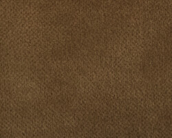 Brown textured fabric swatch for upholstery, featuring a warm, earthy tone. Maison Mermont.