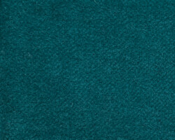 Teal wool textured fabric for home decor. Maison Mermont.