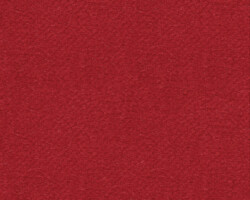 Cotton Velvet Rich red textured fabric swatch for upholstery or decor. Maison Mermont.