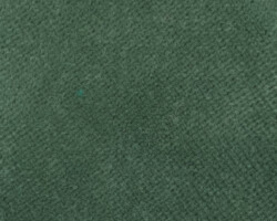 Soft, green textured fabric close-up for home furnishings. Maison Mermont.