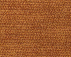 Textured burnt orange carpet for warm, stylish home interiors. Maison Mermont.