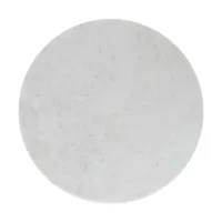 Maison Mermont - Zain Coffee Table Round white marble serving platter, perfect for elegant dining and entertaining. Maison Mermont.